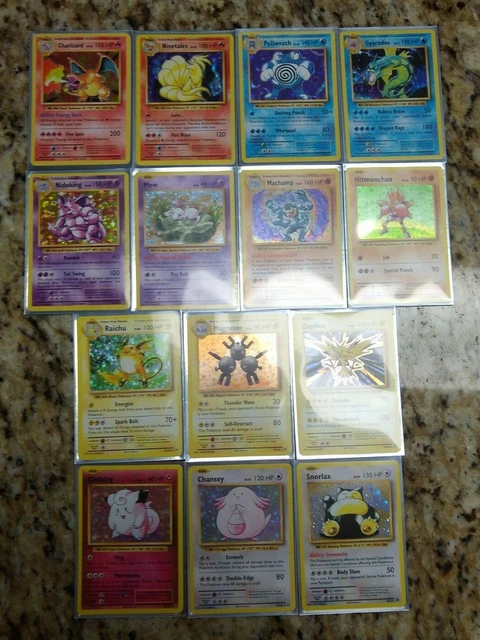 Complete Pokemon XY EVOLUTIONS 14 Card Set - Holo Foil Rare - Charizard Snorlax