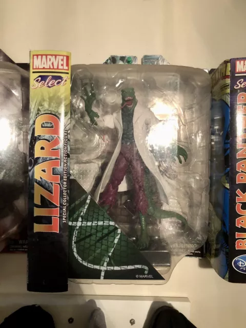 Marvel Diamond Select Disney Store LIZARD 2012 Action Figure Spider-Man