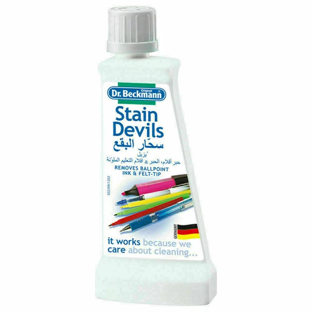 DR BECKMANN'S STAIN Devils Remover Cleaner Pen, Ink, Felt Tip