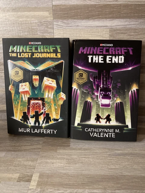 MOJANG MINECRAFT THE Lost Journals Minecraft The End Lot Of 2 Books 