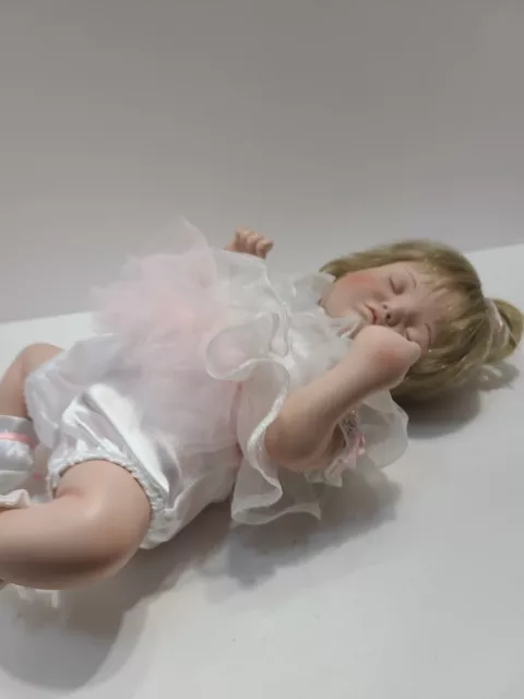 VTG. Ashton Drake Sleeping Baby Girl Porcelain Doll 1999
