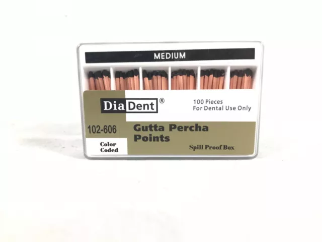 DIADENT Gutta Percha Points Endodontic Product (100 Pieces)