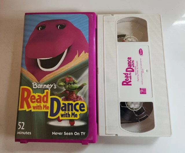 Barney Read With Me Dance With Me Vhs
