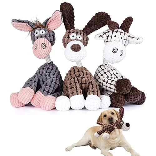 3 PCS Jouet pour Chien Jouets Couineur pour Chien Jouet pour Chiens Interacti...