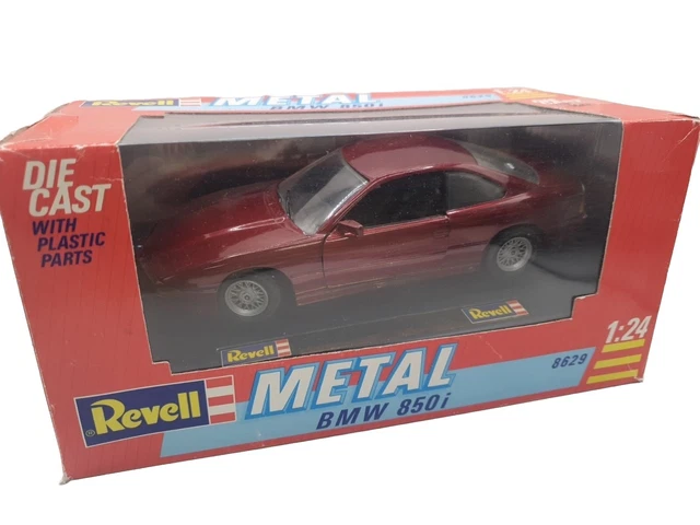 REVELL 8629 METAL Series BMW 850i 1:24 Die-Cast With Plastic Parts ...