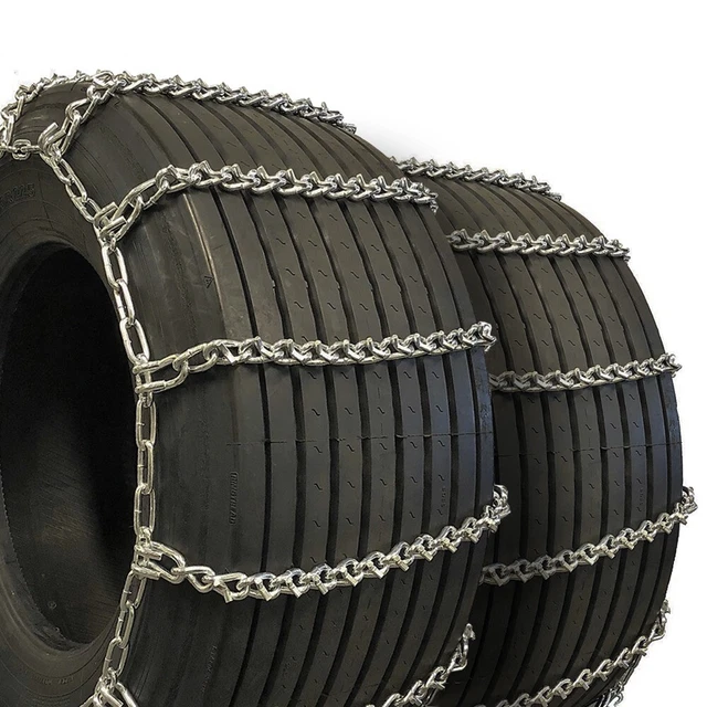 Titan Truck Tire Chains V-Bar On Road Ice/Snow 5.5mm 29x9.50-15