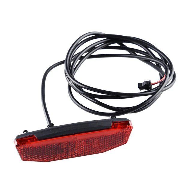 Rear Tail Light LED Safety Warning Lamp For 24V/36V/48V Electric Bicycle E-bike