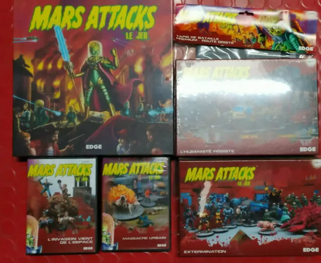 LOT Jeu de société Mars Attacks : Le Jeu  Edge NEUF