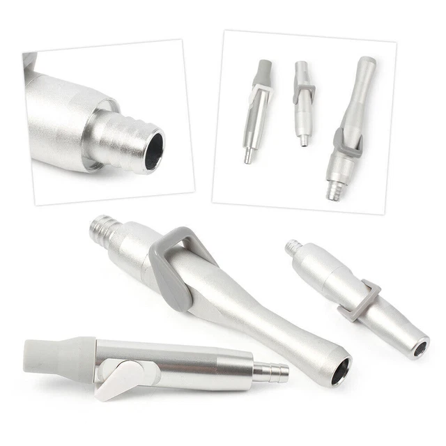 Universal Dental Saliva Ejector Suction Valves Strong/Weak /SE Swivel Adapters