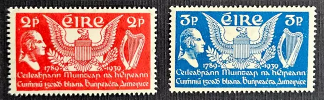 Ireland Stamps SC # 103-104 (Set of 2) - 150th Ann. of US Constitution, MNH 1939