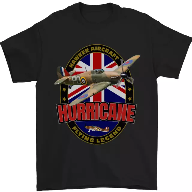 Hawker Hurricane Flying Legend Mens T-Shirt 100% Cotton