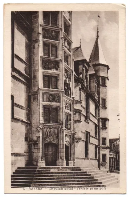 CPA 58 - NEVERS (Nièvre) - 7. The Doge's Palace. The Main Entrance