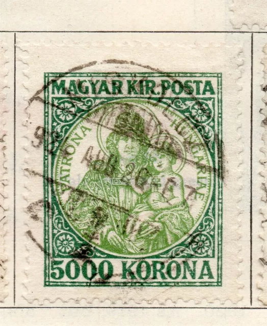 Hungary 1921 Early Issue Fine Used 5000k. 234580