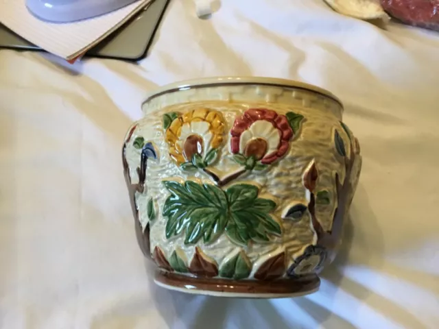 Pot j .woods England ltd Indian  tree hand painted