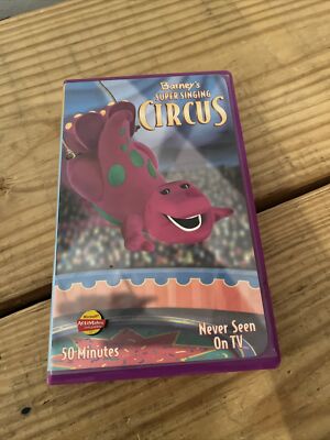 Barney Super Singing Circus Vhs 2000 6 85 Picclick Ca Barney Super Singing Circus Vhs 2000 6 85 Picclick Ca