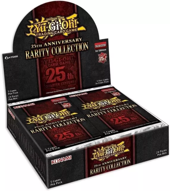 Yugioh 25th Anniversary Rarity Collection Booster Box - Sealed 1st Edition