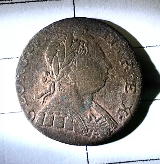 ☆ AMAZING !! - King Geo III Revolutionary War Coin !! ☆ NICE DETAILS !! ☆