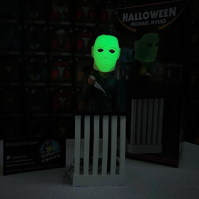 MICHAEL MYERS Halloween Glow-In-The-Dark John Carpenter's Horror Bobblehead 2