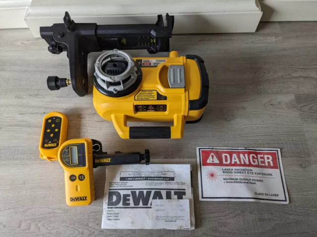 DEWALT DW079KD 18v Self-leveling Rotary Laser Level Int/Ext Kit 2