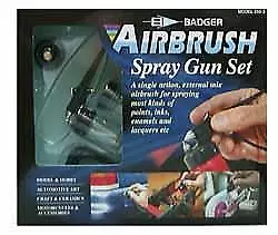 Badger BA2503 Single Action Basic Airbrush with Propellent Spray Gun Set