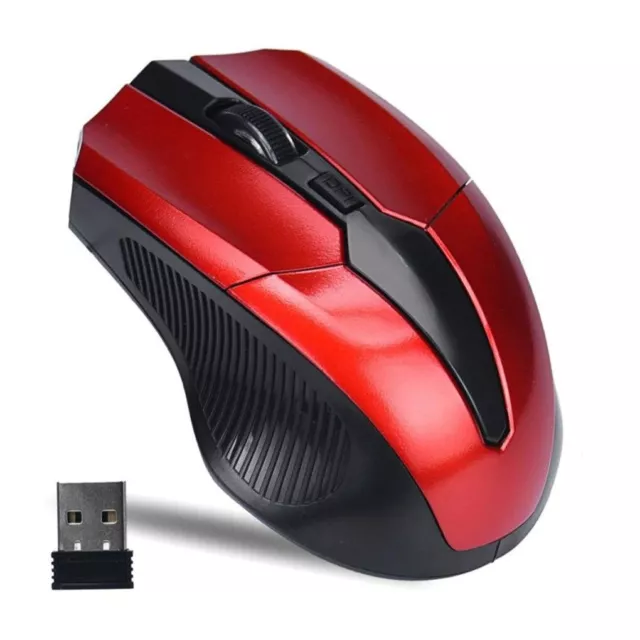 2.4GHz Wireless Cordless Mouse Mice Optical Scroll For PC Laptop Computer + USB