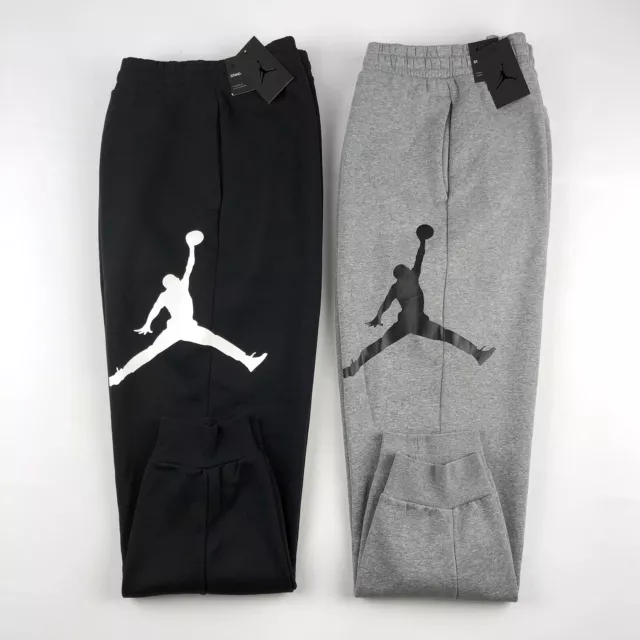 Nike Air Jordan Joggers Mens M, L, XL, 2XL Jumpman Logo Fleece Grey  DA6803-091