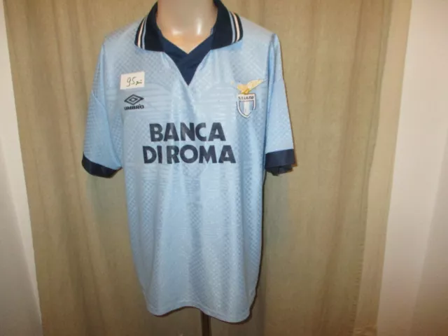 Lazio Rom Original umbro Heim Trikot 1995/96 "BANCA DI ROMA" Gr.L