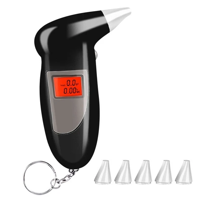 Nuevo Profesional LCD Digital Probador de Alcohol Alcohol Halímetro Policía -DE//