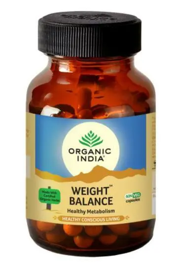 Lote 2 Organic India Peso Equilibrio 120 Cápsulas Usda Gmo Aryuvédico Natural