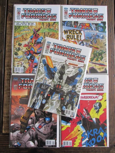 IDW 2006 TRANSFORMERS TARGET: 2006 Comic Book Issue #1-5 Complete Set 1 2 3 4 5B