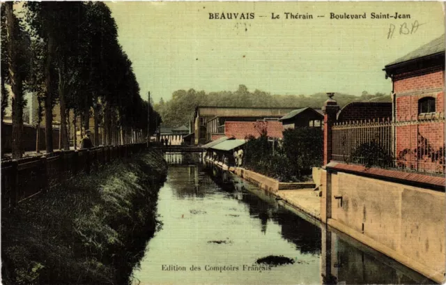 CPA BEAUVAIS - Le THERAIN Boulevard St-JEAN (423722)