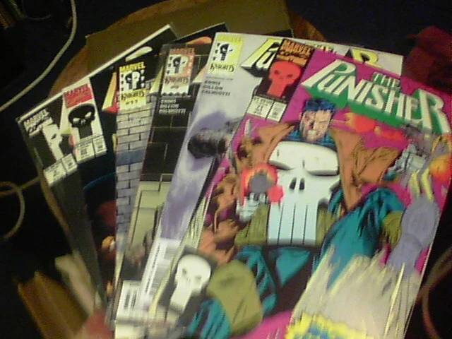6 The Punisher #71, Collected Edition  vol 3 2000, Knights # 5, # 11, plus Cage