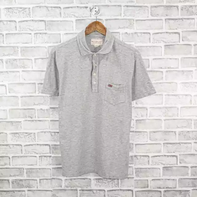 DENIM & SUPPLEY Ralph Lauren Men's Polo Shirt in heather gray cotton ...