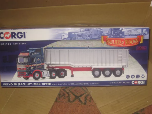 1/50 Corgi CC14036 Volvo FH Face Lift Bulk Tipper W & D Dawson