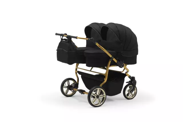 ZWILLINGSWAGEN 2 in 1  DUET LUX - KINDERWAGEN  33 FARBEN