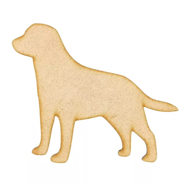 Dog Puppy Friend MDF formes artisanales étiquettes vierges en bois décoration embellissement 2