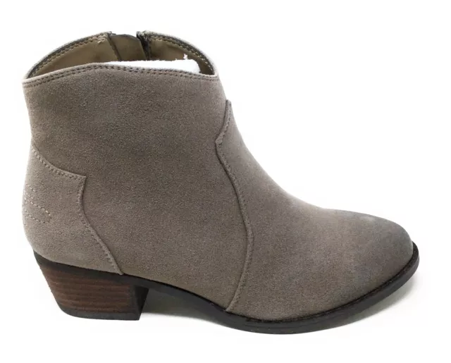 Call It Springs Womens Side Zip Ankle Booties Grey Suede Size 6.5 M US