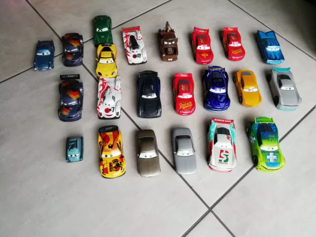 Disney Pixar Lot De 22 Voitures Cars Jumbo Xxl 1/43 2