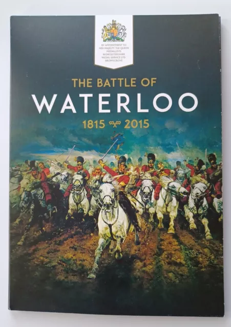 The Battle of Waterloo BRONZE Coin Set 1815-2015 (Album With 5 Coins)