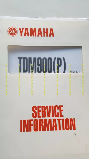 Yamaha TDM 900 2002-3-4-5 Service Information manuale officina ITALIANO original