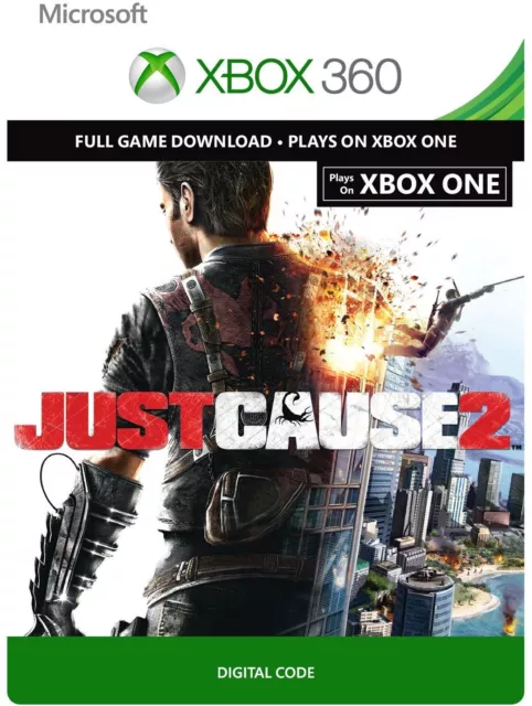 NEW Just Cause 3 w/Just Cause 2 Download Xbox One video game xb1  English/French