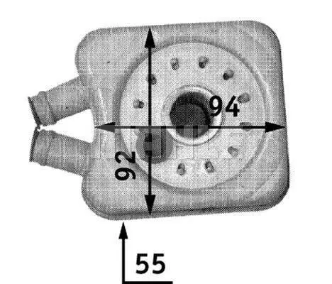 MAHLE ÖLKÜHLER MOTORÖL KÜHLER für AUDI 100 80 A2 A3 A4 A6 A8 CABRIOLET COUPE TT