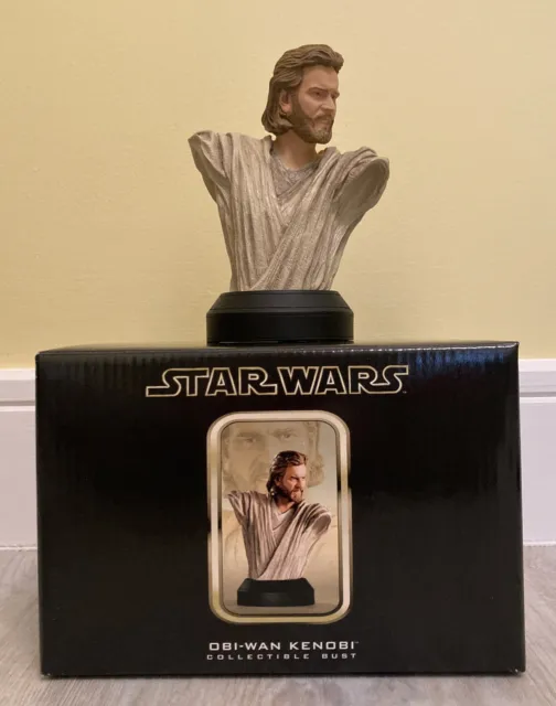 Star Wars Obi Wan Kenobi Attack Clones Gentle Giant Collectible Mini Bust 2002