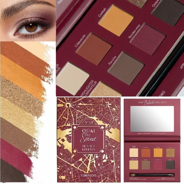 BOURJOIS QUAI DE SEINE PALETTE 8 x fards à paupières Assorti 03 Sunset Edition