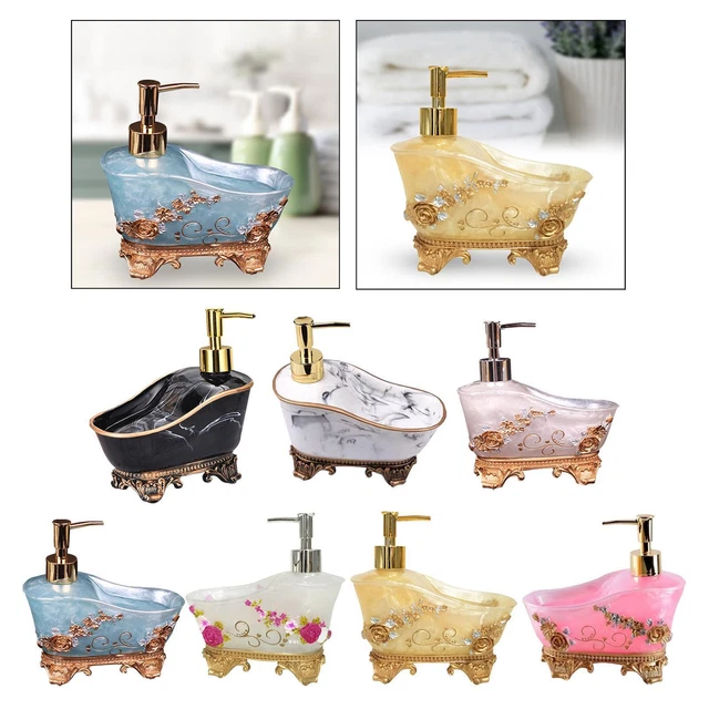 Dispenser di sapone liquido Resina 1 pezzo Lozione a pompa per bagno