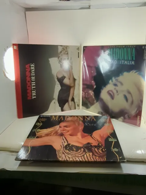Madonna: Live from Italy (Ciao Italia) (1988), Laserdisc -Truth or Dare-blond