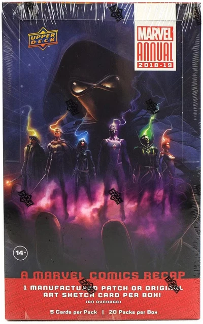 2018-19 Marvel Annual Upper Deck Sealed Hobby Box