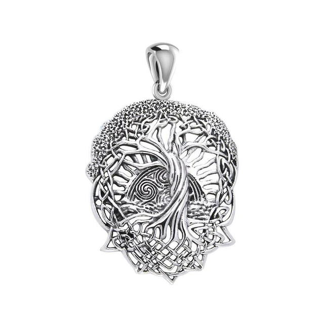 Courtney Davis Tree of Life Celtic .925 Sterling Silver Pendant Peter Stone Fine