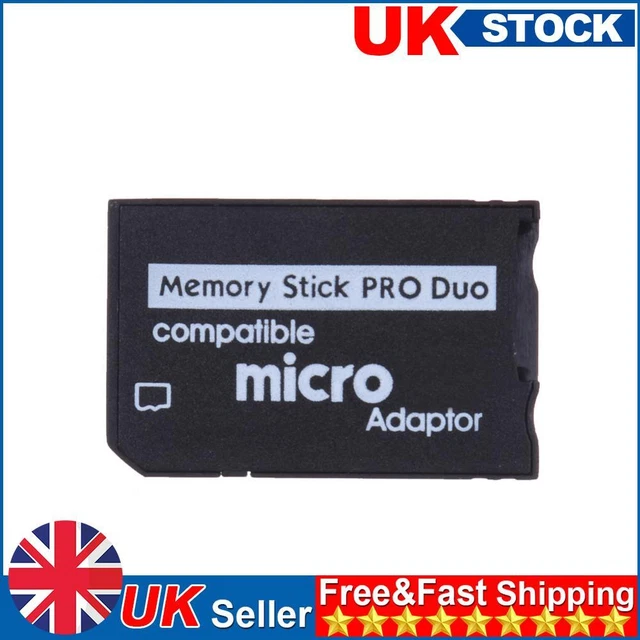 TF To MS Card Memory Stick Adapter Plug and Play Card Reader Adapter for Pro Duo