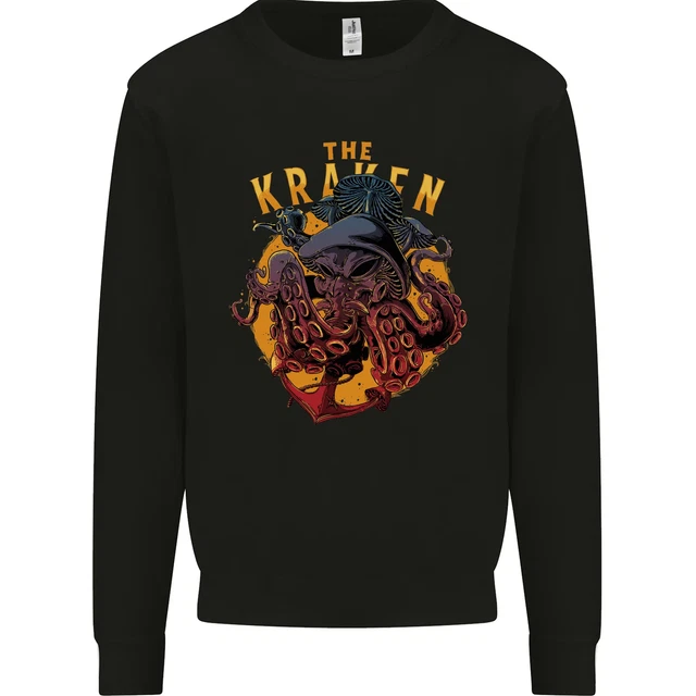 The Kraken Octopus Cthulhu Scuba Diving Mens Sweatshirt Jumper